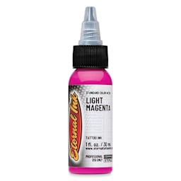 Eternal Ink Tattoo Ink - Light Magenta, 1 oz bottle