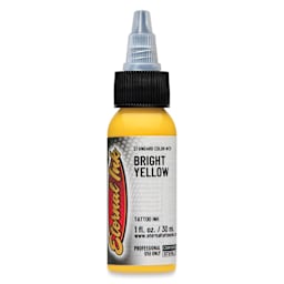 Eternal Ink Tattoo Ink - Bright Yellow, 1 oz bottle