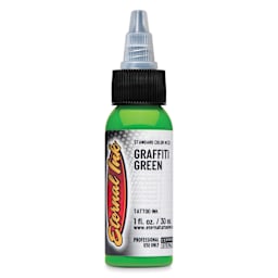 Eternal Ink Tattoo Ink - Graffiti Green, 1 oz bottle