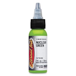 Eternal Ink Tattoo Ink - Nuclear Green, 1 oz bottle