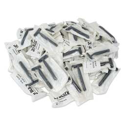 TatSoul Jet Black Eco Razors - Pkg of 50