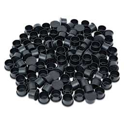 TatSoul Jet Black Ink Caps - 20 mm, Pkg of 500