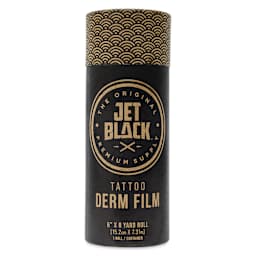 Tatsoul Jet Black Derm Film - 6" x 8 yd Roll, front of packaging