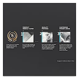 Artist Approved. Perfect Needle Taper. Quality Process. Cartridge Finger Ledge.