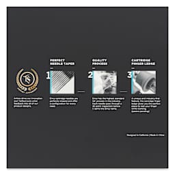 Artist Approved. Perfect Needle Taper. Quality Process. Cartridge Finger Ledge.