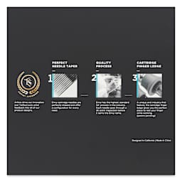 Artist Approved. Perfect Needle Taper. Quality Process. Cartridge Finger Ledge.