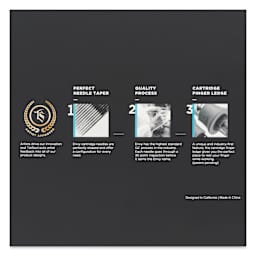 Artist Approved. Perfect Needle Taper. Quality Process. Cartridge Finger Ledge.