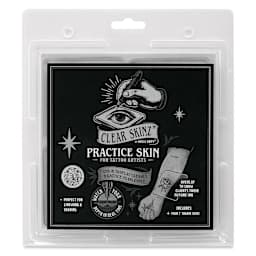 Clear Skinz Practice Skin - 3" Square, Pkg of 4, front of packaging
