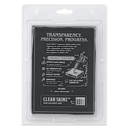 Clear Skinz Practice Skin - 5" x 7" Rectangle, Pkg of 2, back of packaging