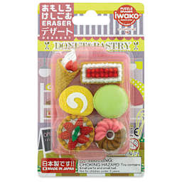 Iwako Japanese Puzzle Eraser Set (front of packaging)