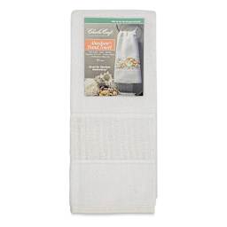 Charles Craft Aberdeen Hand Towel - White, 16-1/2" x 27" (Length shown)