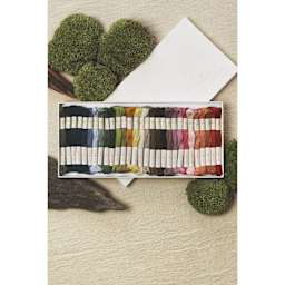 DMC Eco Vita Organic Wool Thread Collectors Box - Set of 30 - open to show contents