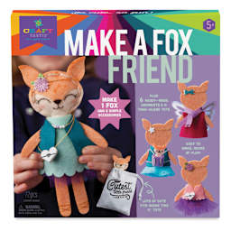 Craft-Tastic Make a Friend Kit - Fox, front of the packaging