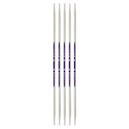 Prym Ergonomics Double Point Knitting Needle Set - Size 4, Set of 5, 8"