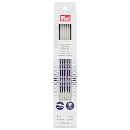 Prym Ergonomics Double Point Knitting Needle Set - Size 7, Set of 5, 8" - front of packaging