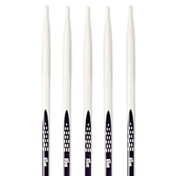 Prym Ergonomics Double Point Knitting Needle Set - Size 8, Set of 5, 8" - close-up of needles
