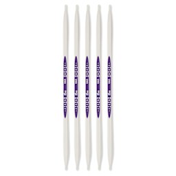 Prym Ergonomics Double Point Knitting Needle Set - Size 10, Set of 5, 8"