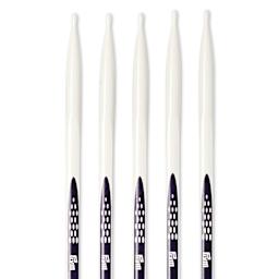 Prym Ergonomics Double Point Knitting Needle Set - Size 10, Set of 5, 8" - close-up of needles