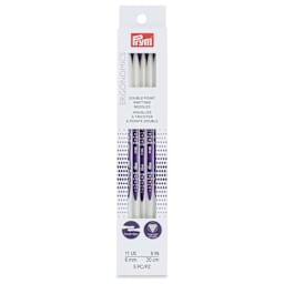 Prym Ergonomics Double Point Knitting Needle Set - Size 11, Set of 5, 8" - front of packaging