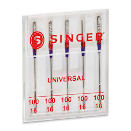 Singer Sewing Machine Needles - Heavy Duty Universal, 100/16, Pkg of 5 inside case
