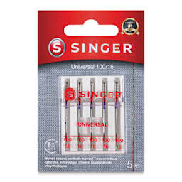 Singer Sewing Machine Needles - Heavy Duty Universal, 100/16, Pkg of 5 front of packaging