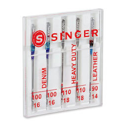 Singer Sewing Machine Needles - Heavy Duty Universal, Assorted, Pkg of 5 inside case