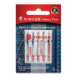 Singer Sewing Machine Needles - Heavy Duty Universal, Assorted, Pkg of 5 front of packaging