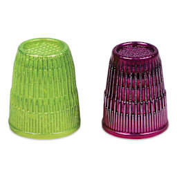 Singer Slip Stop Thimbles - Small and Medium