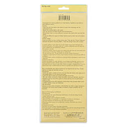 Clover Chacopy Tracing Paper, back of the packaging