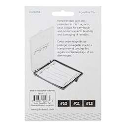 John Bead Pinpal Magnetic Needle Holder, back of the packaging