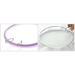 Essentials by Leisure Arts Spring Tension Hoop - 7-1/4" Diameter, showing spring adjustment