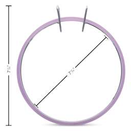 Essentials by Leisure Arts Spring Tension Hoop - 7-1/4" Diameter, measurement inside of the hoop