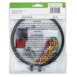 Bucilla Photographic Fabric Stamped Embroidery Kit - Flower Box back of packaging