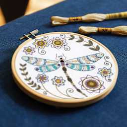 “Dragonfly” by Un Chat dans l'Aiguille, Advanced finished