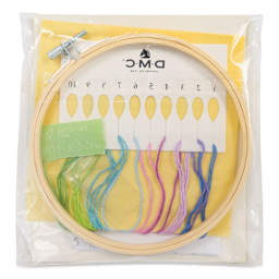 DMC Stitch Kit - Sea Holly back of packaging