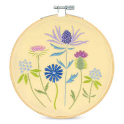 DMC Stitch Kit - Sea Holly finished