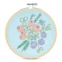 DMC Stitch Kit - Poppies finished