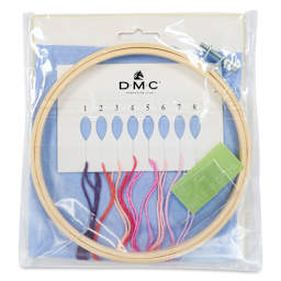 DMC Stitch Kit - Roses back of packaging