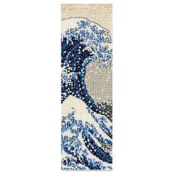 “The Great Wave” by Katsushika Hokusai Bookmark finished