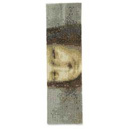 DMC The Museum Collection Cross Stitch Bookmark Kit - "Mona Lisa" by Da Vinci