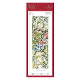 DMC The Museum Collection Cross Stitch Bookmark Kit - "Golden Lily" by J.H. Dearle, packaging