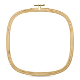 DMC Wooden Needlework Hoop - Square, 25 cm - front