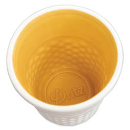 Dritz Ceramic Thimble Container - Yellow - interior