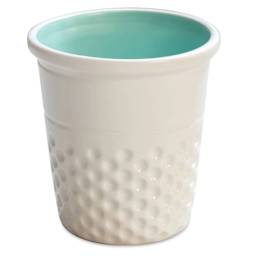 Dritz Ceramic Thimble Container - Aqua