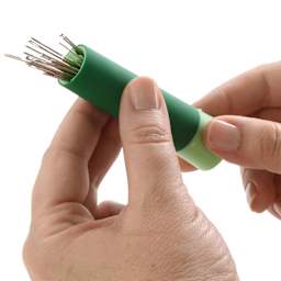 Dritz Twist N Select Needle Storage Tube - in use (needles not included)