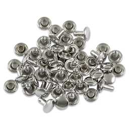 Prym Vario Creative Tubular Rivets - 3 - 4 mm Thick Fabric, Pkg of 25, 7.5 mm Dia.