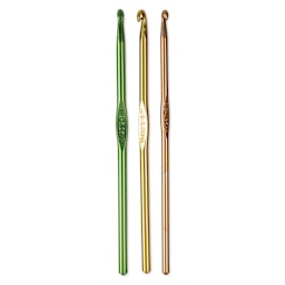 Boye Aluminum Crochet Hooks - Set of 3, US G/H/I