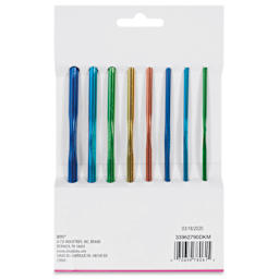 Boye Aluminum Crochet Hooks - Set of 8, US D-K - back of packaging
