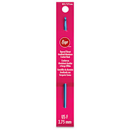 Boye Aluminum Crochet Hook - US F, 6" - front of packaging