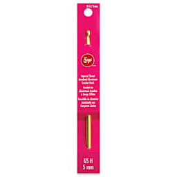 Boye Aluminum Crochet Hook - US H, 6" - front of packaging
